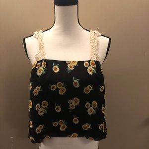 Sunflower Crop Top
